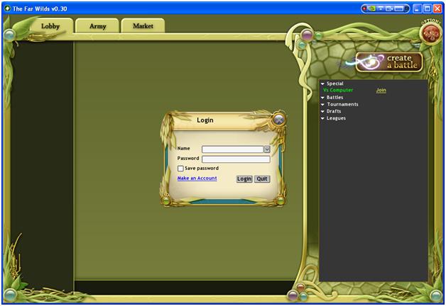 Login Screen